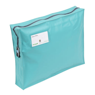 Mail Bag with Gusset ZG3 Green Button